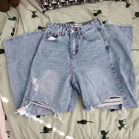 zore studios Denim - Wide Leg High Waist Jeans